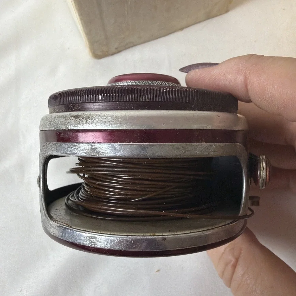 Oren O Matic Fly Reel With Original Box No 1140 With Lures